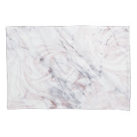 Touche de marbre blanc et gris tourbillonnant chic