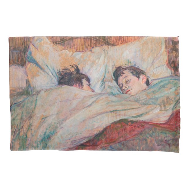 Housse D'oreillers Toulouse-Lautrec - Le Lit (devant)