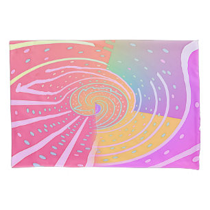 Housse D'oreillers Tourbillon Vortex Arc-en-ciel