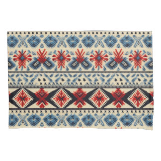 Housse D'oreillers Traditional Folk Embroidery Stripe  Pattern