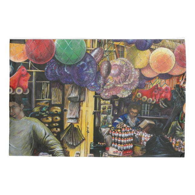 Housse D'oreillers Traditions du commerce ancien, Jérusalem (Dos)