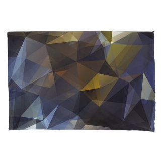 Housse D'oreillers Triangle brillant vintage, texture diamant.