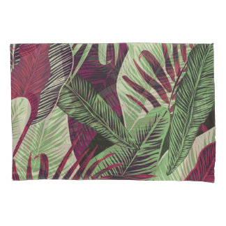 Housse D'oreillers Tropical Exotic : Vert tendance sans couture