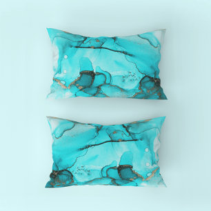 Housse D'oreillers Turquoise Abstract Pillow Case