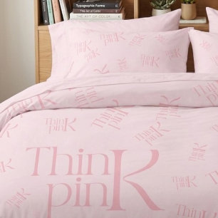 Housse D'oreillers Typographie moderne audacieuse rose freak