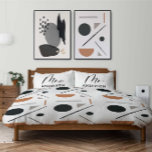 Housse D'oreillers Typographie moderne élégant script m coussin cadea<br><div class="desc">La typographie moderne script élégant M. et Mme cadeau personnalisé. Un cadeau idéal pour mari et femme,  couple marié. Design noir et blanc audacieux. Disponible en différentes couleurs.</div>