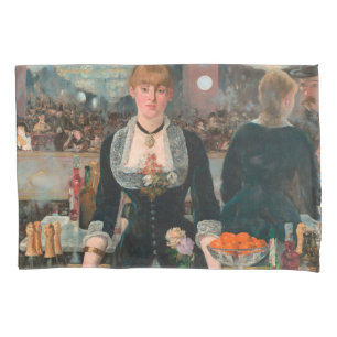 Housse D'oreillers Un bar aux Folies-Bergère Edouard Manet