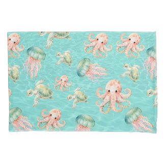 Housse D'oreillers Underwater Sea