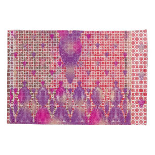 Housse D'oreillers une conception d'un arrière - plan pourpre avec de