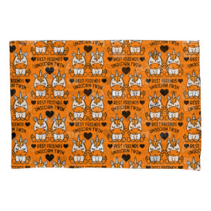 Housse D'oreillers Unicorn Twin Sister