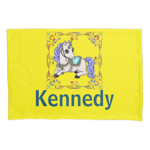 Housse D'oreillers Unicorne de fille avec prière au coucher Personnal