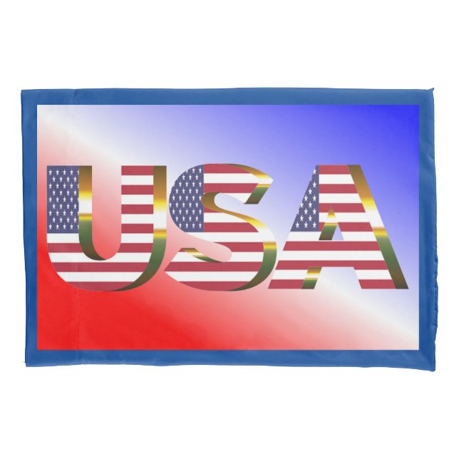 HOUSSE D'OREILLERS USA (devant-gauche)