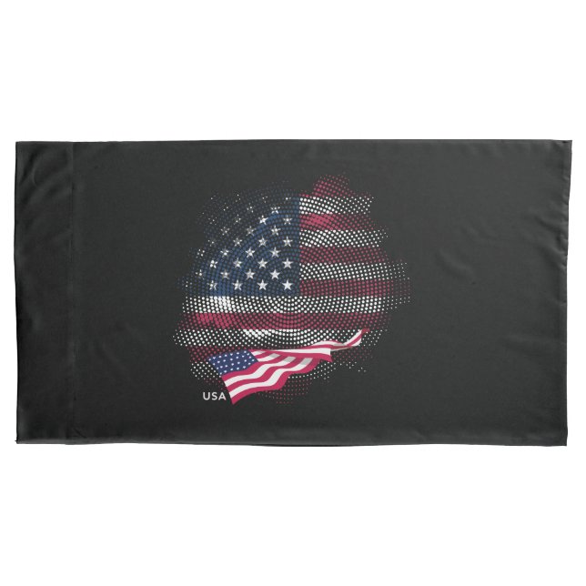 Housse D'oreillers USA flag (devant)
