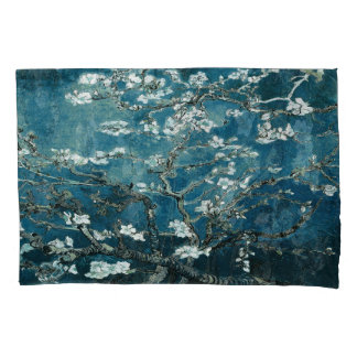 Housse D'oreillers Van Gogh Almond Blossoms Dark Turquoise