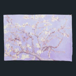 Housse D'oreillers Van Gogh Almond Blossoms Lavande<br><div class="desc">Fleurs d'amandes par Vincent Van Gogh modification de couleur copyright 2sweet4wordsDesigns/ PureVintage Love Obtenez la beauté de Van Gogh's bien-aimé Almond Blossom dans les couleurs qui correspondent à votre maison. vincent van gogh,  van gogh,  fleurs d'amandes,  fleurs,  floral,  jolie,  belle,  belle, </div>