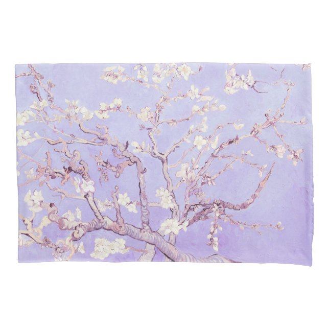 Housse D'oreillers Van Gogh Almond Blossoms Lavande (devant)