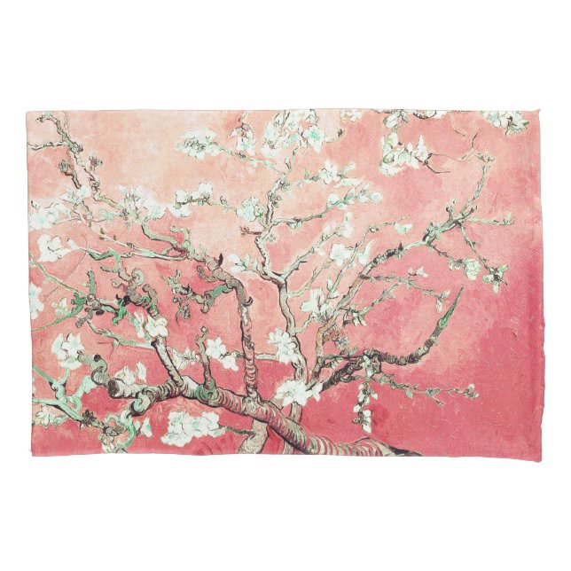 Housse D'oreillers Van Gogh Almond Blossoms Peach (devant)
