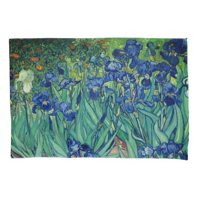 Housse D'oreillers Van Gogh Art Iris (devant)