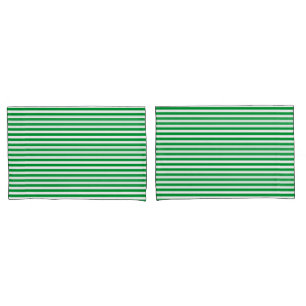 Housse D'oreillers Vert et blanc Vintage Grandes Coussin Coque