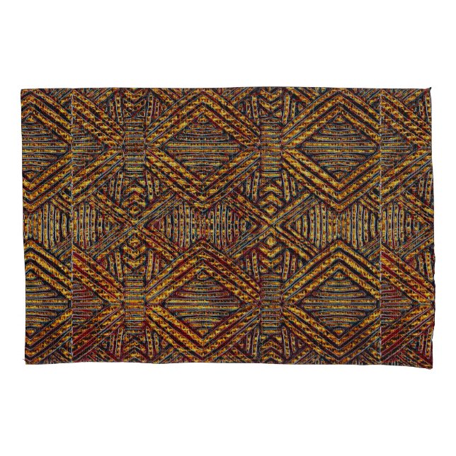 Housse D'oreillers Vibes Textiles Africaines - Coque Coussin à impres (devant)