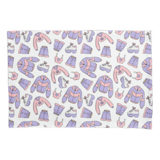 Housse D'oreillers Vibrations roses mode des années 90 