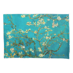 Housse D'oreillers Vincent Van Gogh Blossoming Almond Tree Floral Art