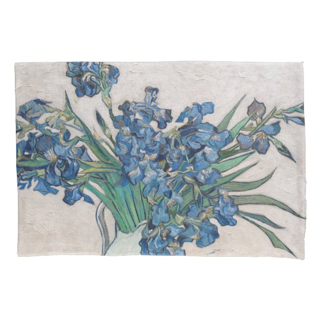 Housse D'oreillers Vincent van Gogh - Iris (devant)