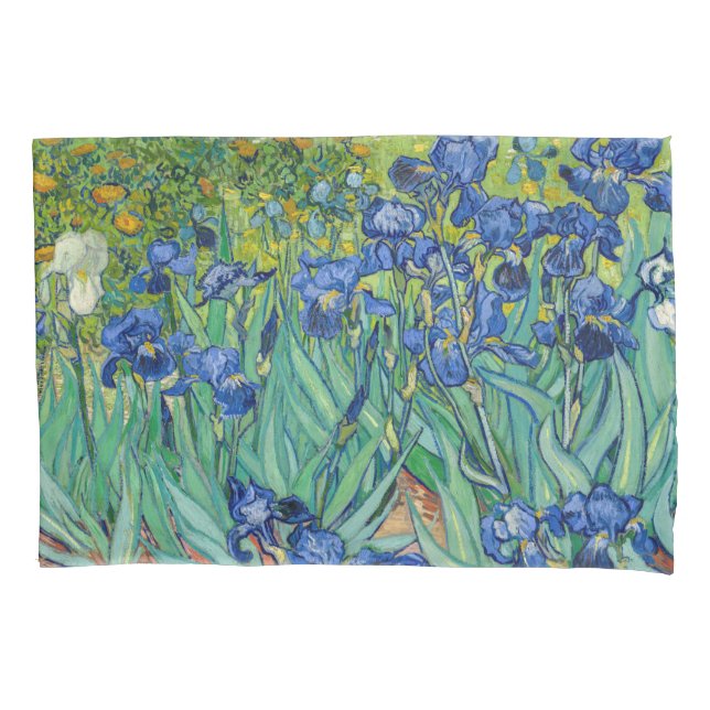 Housse D'oreillers Vincent Van Gogh - Iris (devant)