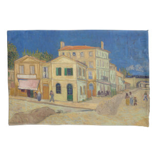Housse D'oreillers Vincent van Gogh - La Maison Jaune / La Rue