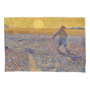 Housse D'oreillers Vincent van Gogh - Le Semeur au soleil couchant