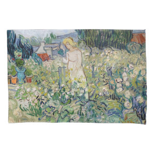 Housse D'oreillers Vincent van Gogh - Miss Gachet dans son jardin