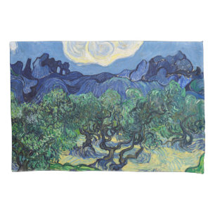 Housse D'oreillers Vincent van Gogh - Oliviers avec les Alpilles
