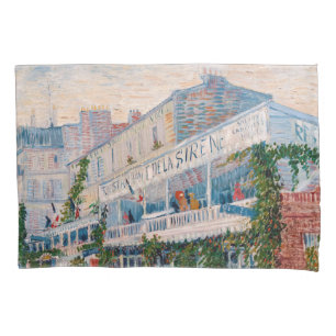 Housse D'oreillers Vincent van Gogh - Restaurant de la Sirène