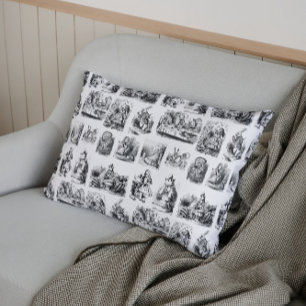 Housse D'oreillers Vintage Alice's Adventures in Wonderland Motif