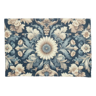 Housse D'oreillers Vintage Baroque Floral Foliage Pillowcase