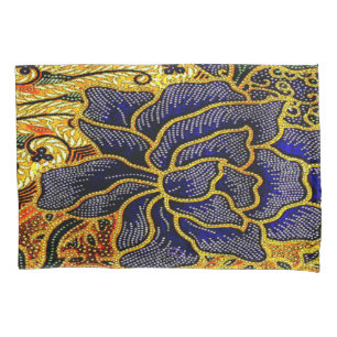 Housse D'oreillers Vintage, Batik indonésien