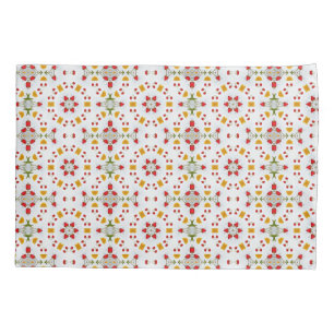 Housse D'oreillers Vintage de fleurs du milieu du siècle atomique