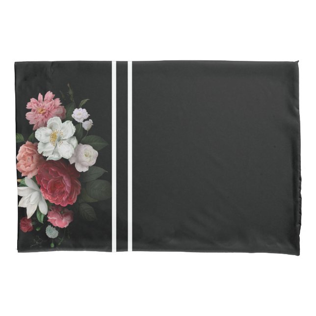 Housse D'oreillers vintage floral (devant)