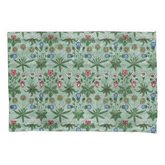 Housse D'oreillers Vintage Floral Rose Bleu William Morris Daisy