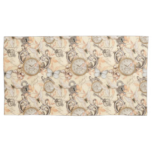 Housse D'oreillers Vintage Victorian Shabby Chic Country Motif