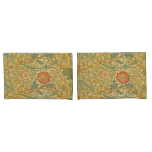 Housse D'oreillers Vintage William Morris Pink et Rose