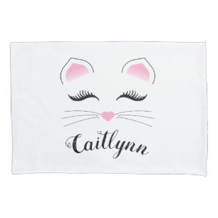 Housse D'oreillers Visage du chat Glam