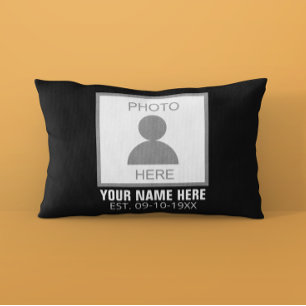 Housse D'oreillers Votre photo ici Nom et âge