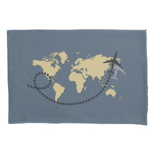 Housse D'oreillers Voyons l'illustration du monde
