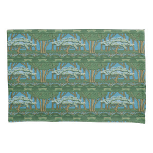 Housse D'oreillers Walter Crane Papier peint vintage forêt de mai arb