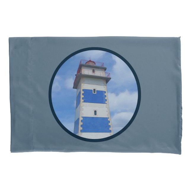Housse D'oreillers Watercolor lighthouse (devant)