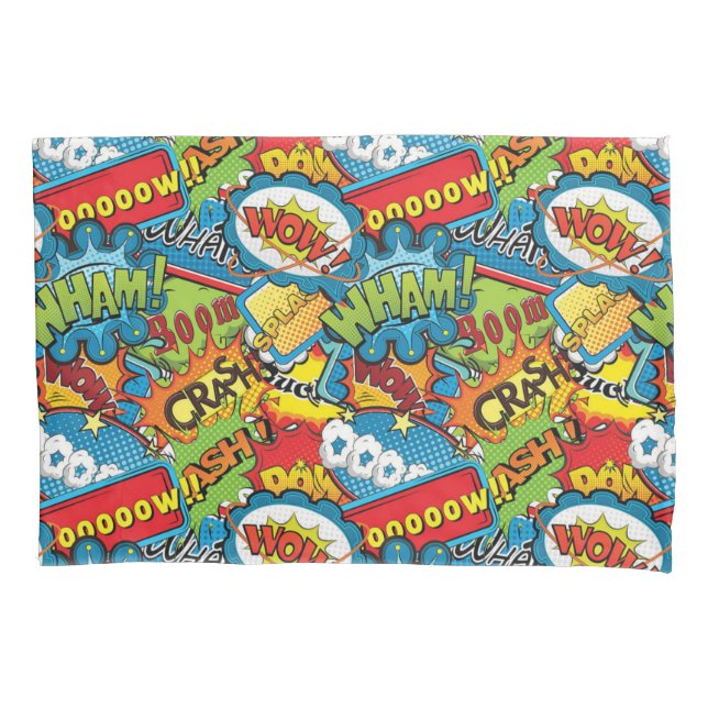 Housse D'oreillers Wham Boom Crash ! Coque coussin (devant)