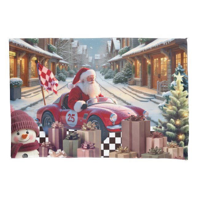 Housse D'oreillers Whimsy Holiday Design (devant)