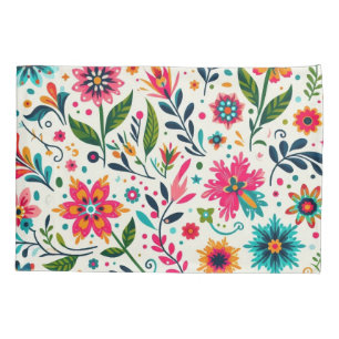 Housse D'oreillers White mexican flowers