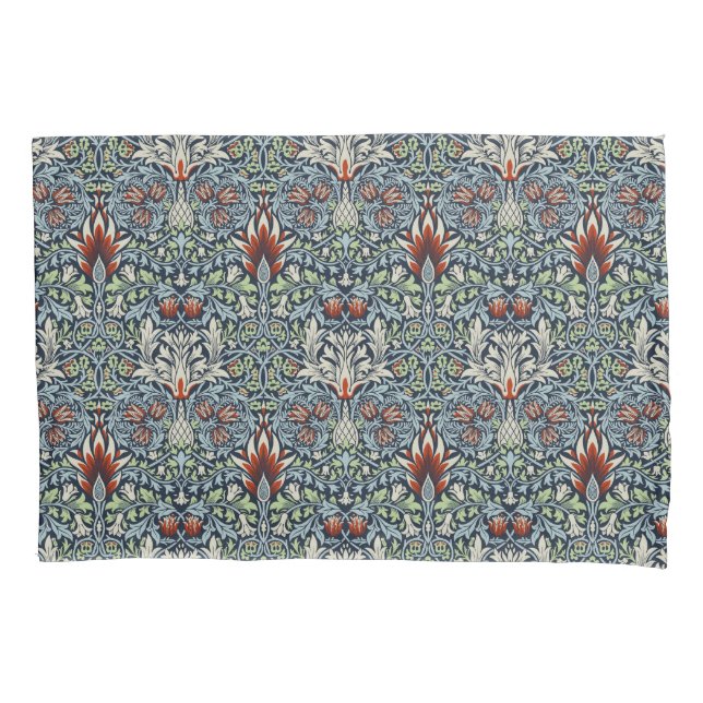 Housse D'oreillers William Morris Snakeshead Floral Classique Botaniq (devant)